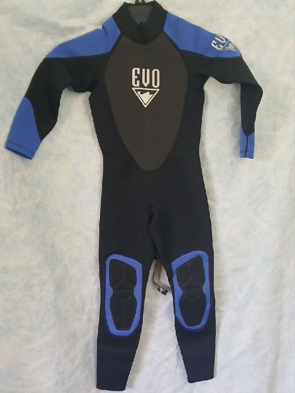 NWT EVO Kids Black Blue Full Wetsuit One-Piece